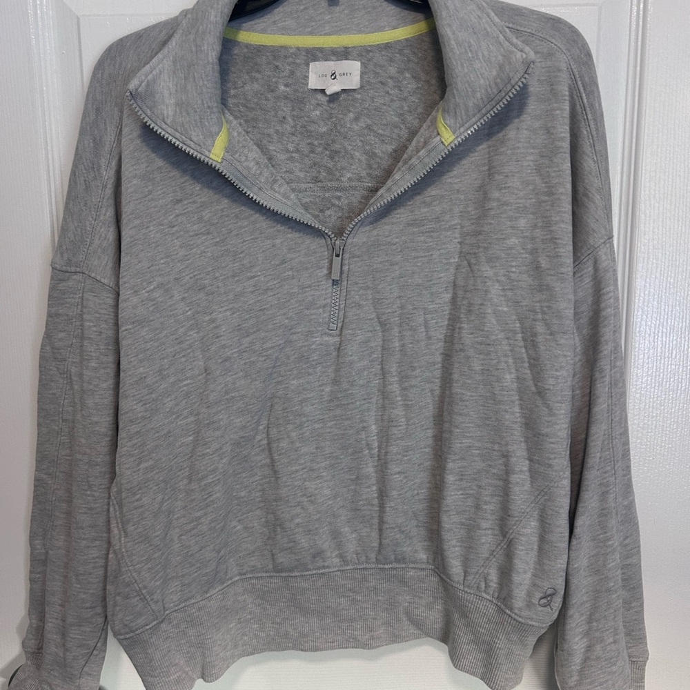Lou & Grey Soft Gray Pullover